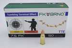 7.5 FK caliber ammunition is a proprietary calibre designed and produced by FK BRNO Engineering s.r.o. This caliber was designed specifically to bridge the gap between standard handgun and carbine rif...